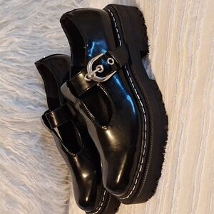 Circus by Sam Edelman Shiny Black Chucky Shoes